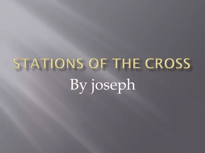 stations of the cross