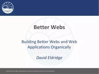 Better Webs