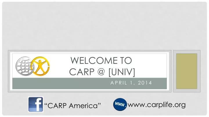 welcome to carp @ univ
