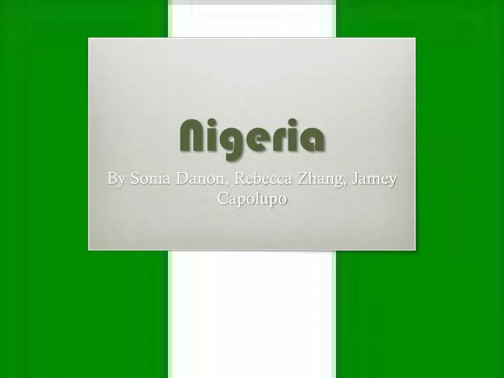 nigeria