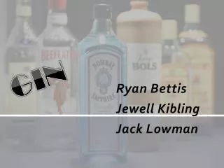 Ryan Bettis Jewell Kibling Jack Lowman