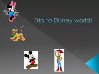 Trip to Disney world!