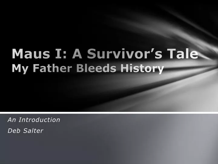 maus i a survivor s tale my father bleeds history