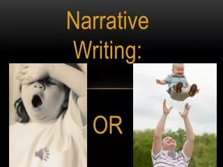 narrative writing or