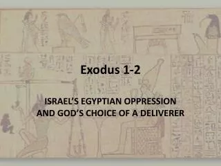 Exodus 1-2
