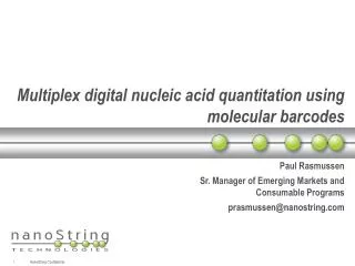 Multiplex digital nucleic acid quantitation using molecular barcodes