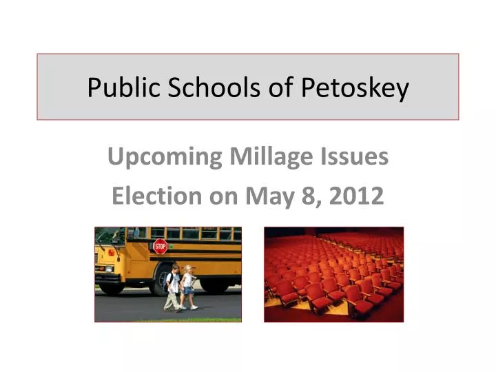 public schools of petoskey