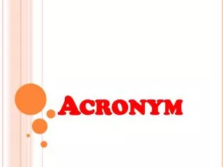 acronym