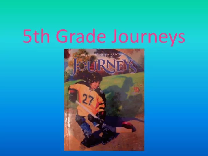 5th grade journeys