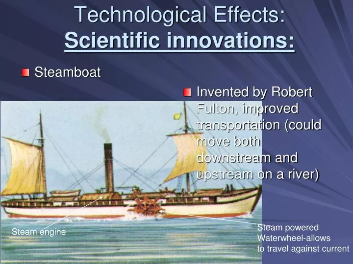 technological effects scientific innovations