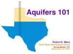 Aquifers 101 - slide 1