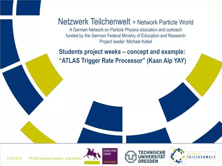 students project weeks concept and example atlas trigger rate processor kaan alp yay