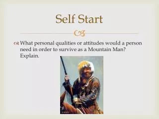 Self Start