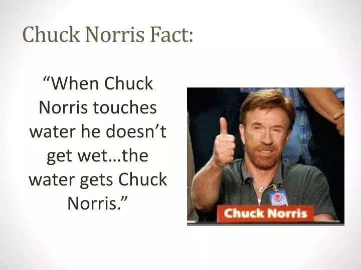 chuck norris fact