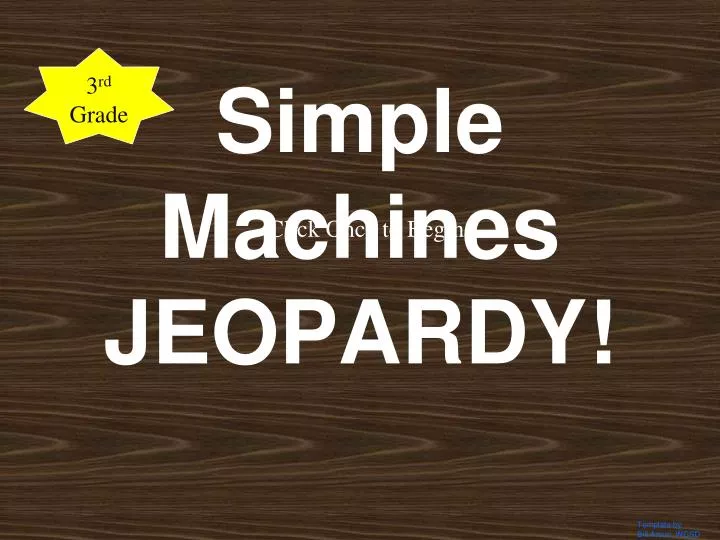simple machines jeopardy