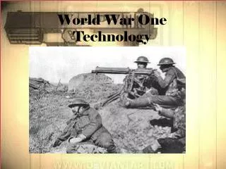 World War One Technology