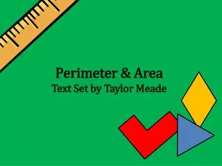 Perimeter &amp; Area Text Set by Taylor Meade