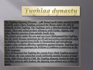 Tughlaq dynasty