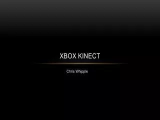 Xbox Kinect