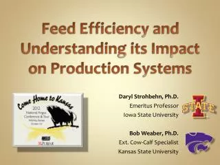 Feed Efficiency and Understanding its Impact on Production Systems