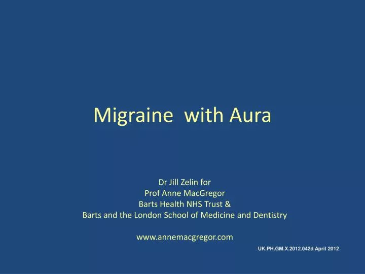 migraine with aura