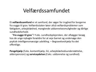 velf rdssamfundet