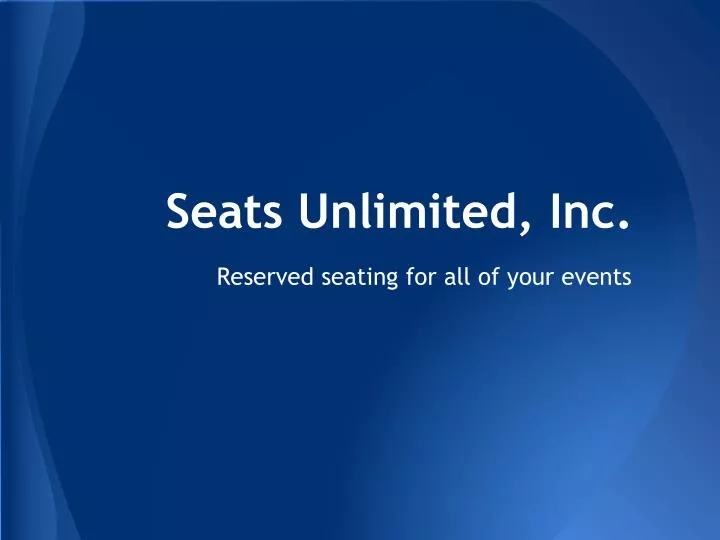 seats unlimited inc