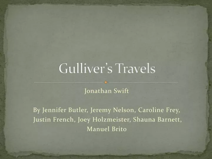 gulliver s travels