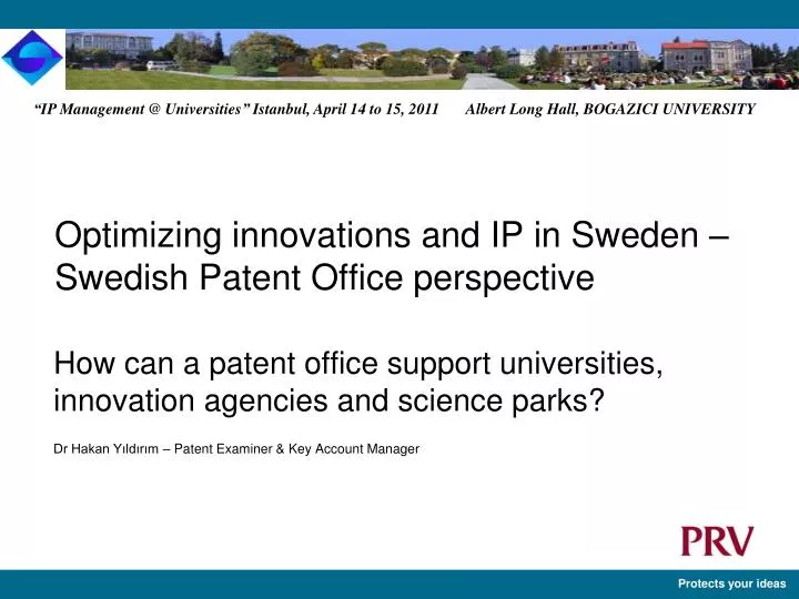 optimizing innovations and ip in sweden swedish patent office perspective
