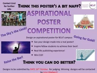 ASPIRATIONAL POSTER COMPETITION