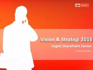Vision &amp; Strategi 2015