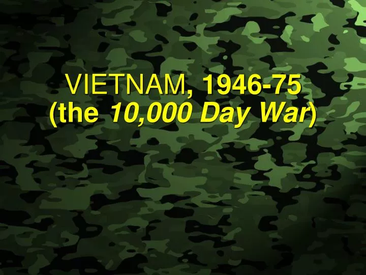 vietnam 1946 75 the 10 000 day war