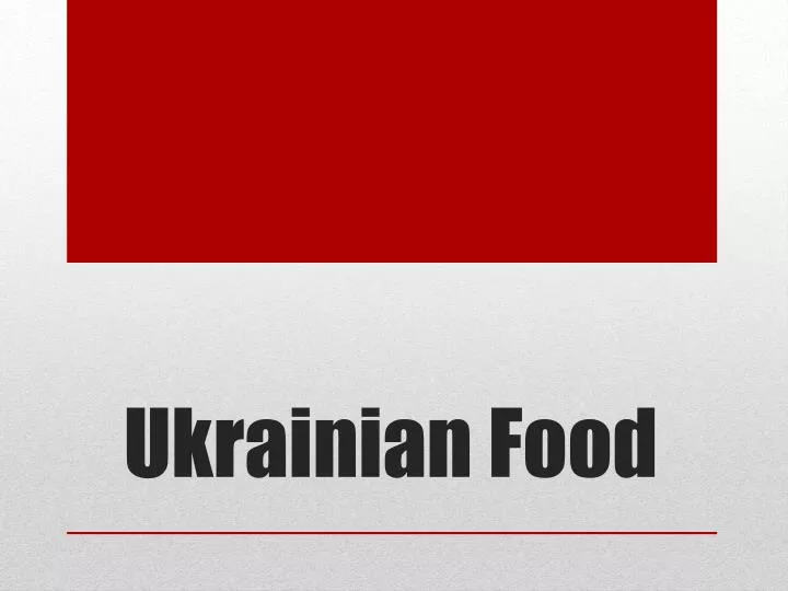 ukrainian food