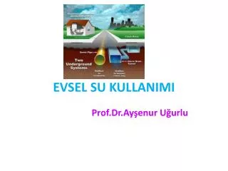 evsel su kullanimi