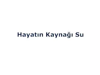 hayat n kayna su
