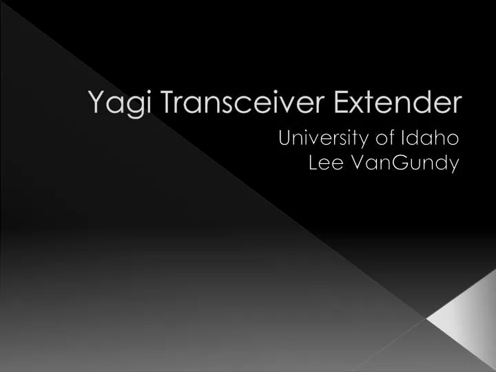 yagi transceiver extender