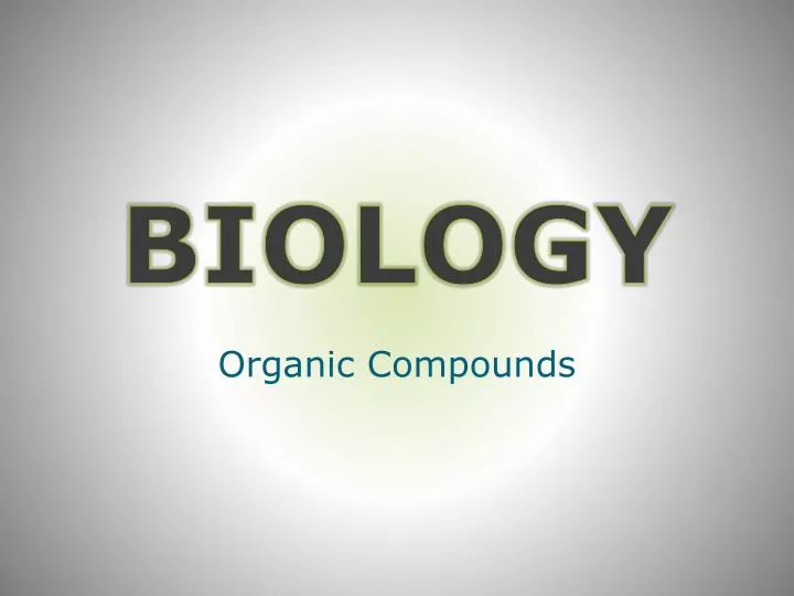 organic compounds