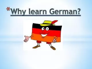 Why learn German?