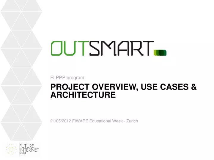 project overview use cases architecture