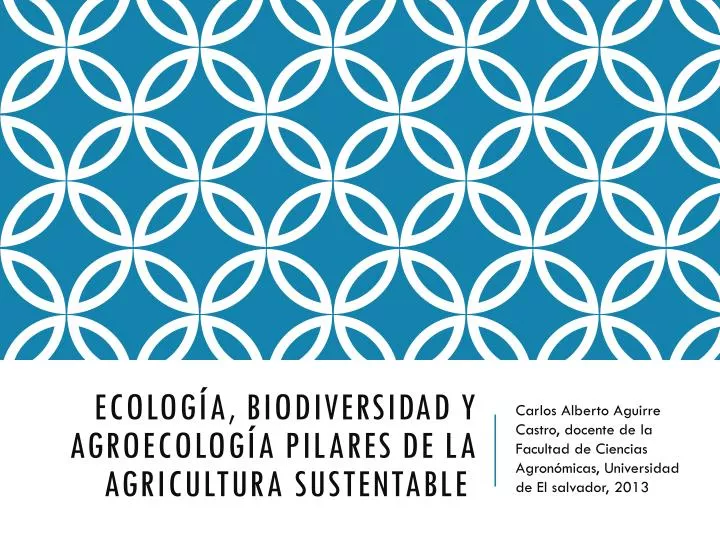 ecolog a biodiversidad y agroecolog a pilares de la agricultura sustentable