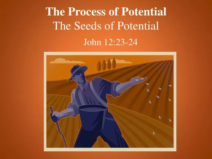 the process of potential the seeds of potential