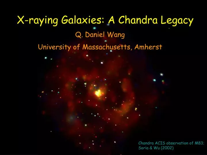 x raying galaxies a chandra legacy