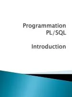 PPT - Introduction to PL/SQL PowerPoint Presentation, free download ...