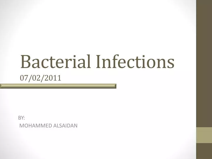 bacterial infections 07 02 2011