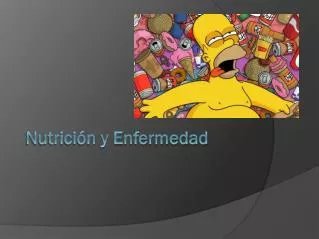 nutrici n y enfermedad