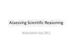 Assessing Scientific Reasoning - slide 1