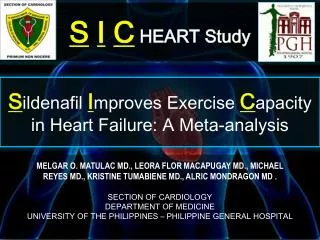 S ildenafil I mproves Exercise C apacity in Heart Failure: A Meta-analysis