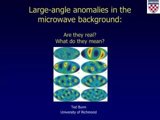 Large-angle anomalies in the microwave background: Are they real? What do they mean?