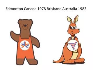 Edmonton Canada 1978 Brisbane Australia 1982