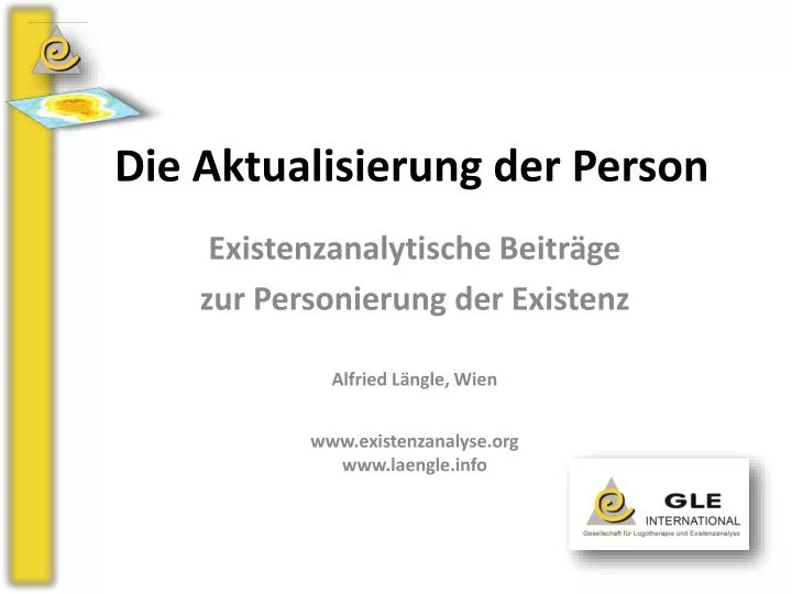 die aktualisierung der person